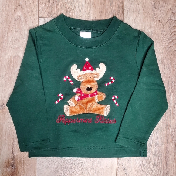 Decorated Originals Other - 30) DECORATED ORIGINAL "Pepperment Kisses" Reindeer Moose Sz. 4